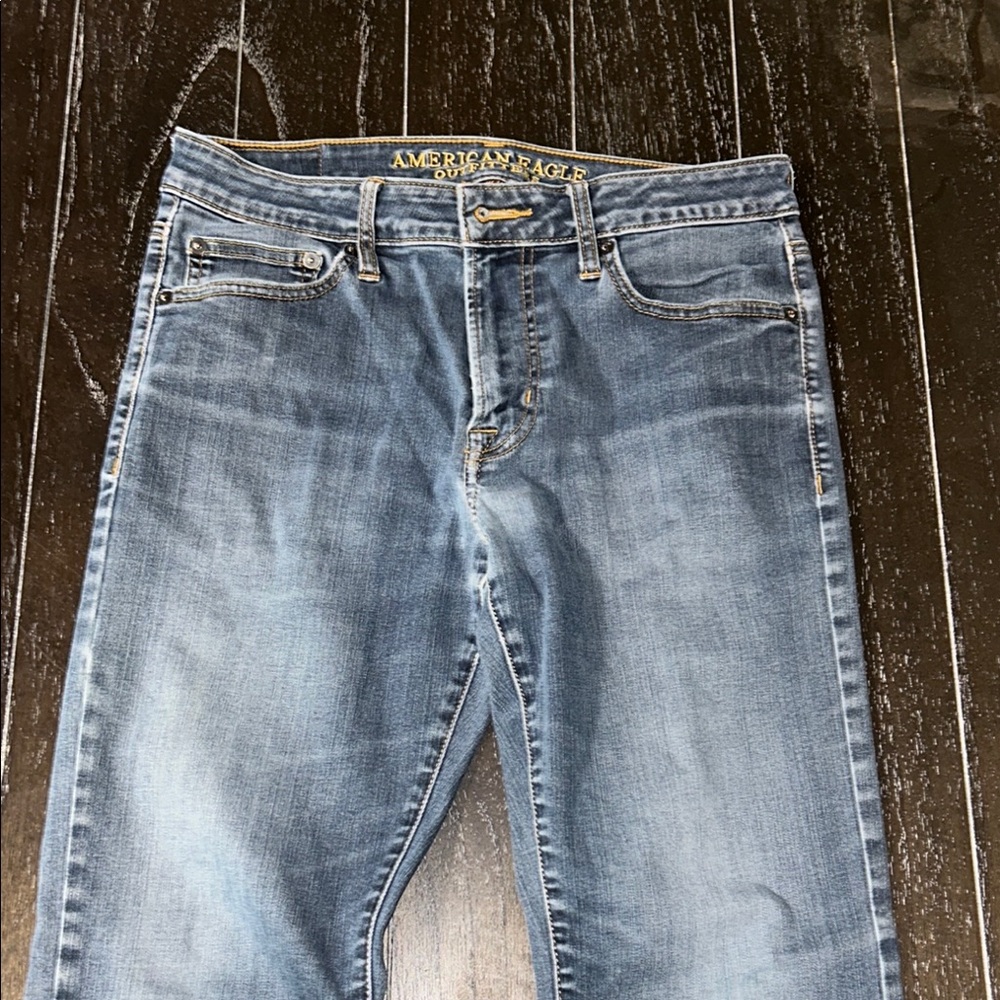 American Eagle Outfitters Men’s original straight jeans size 32/30 #5